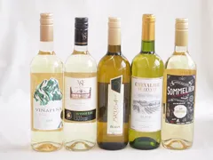 セレクション 白ワイン 5本セット ( スペインワイン 1本 フランスワイン 1本 イタリアワイン 1本 チリワイン 2本)計750ml×5本のサムネイル