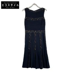 TADASHI SHOJI　タダシショージ　6L1246M レース ボーダー ノースリーブ ドレス ワンピース　Sのサムネイル
