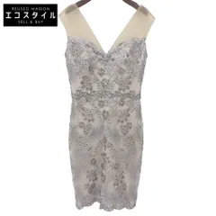 TADASHI SHOJI　タダシショージ　Engle Embroidered Dress ワンピース レディース シルバー 4 BCE19511M　4のサムネイル