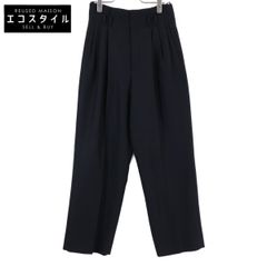 CELINE (Authentic Japanese Domestic Product) 2P582523K Mohair x Wool 2-Pleat Wide Pants / Size 36