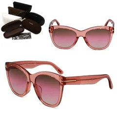トムフォード サングラス TOM FORD FT0870-F/S 74F 57 TF0870 ピンク クリア アジアンフィット レディースのサムネイル
