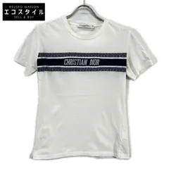 Christian Dior　クリスチャンディオール　【国内正規】143T04A4043 シグネチャーバンドロゴTシャツ　Sのサムネイル