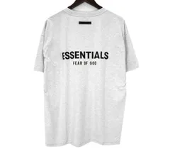 フィアオブゴッド エッセンシャルズ FEAR OF GOD ESSENTIALS バック ラバー ロゴ プリント 半袖 Tシャツ　51188のサムネイル
