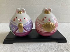 ひな人形】うさぎ 兎☆ひな祭り グッズ 置物 置き物 雑貨 オブジェ