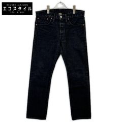 RRL (Double RL) Black USA-made Slim Fit JAPAN WOVEN SELVEDGE DENIM Straight Denim Pants, Size 31
