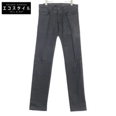 Dior Homme 8H3111080894 08AW Chris Era Nightfall Button Fly Coated Denim Pants Size 29