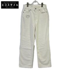 RH VINTAGE Ron Herman Vintage x Jean André 3610600494 White Cotton Pants Size 25