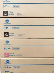コニカミノルタ　純正未使用品　TN713　4本【大阪より発送】のサムネイル