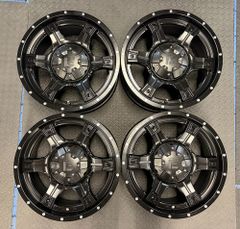 引き取り限定jkラングラーFUEL OFF-ROAD アルミホイール 4本セット