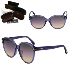 トムフォード サングラス TOM FORD FT0957-D/S 83B 58 TF0957 パープル クリア グレーグラデーション アジアンフィット ユニセックスのサムネイル
