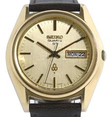 74年製/新品電池/稼働 セイコー38QT CAP GOLD 3803-7031 - メルカリ