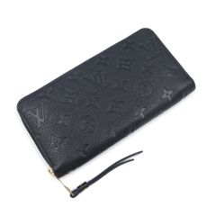 Louis Vuitton M28791 Zippy Wallet, Monogram Empreinte Noir (Black), Round Zipper Long Wallet, Leather, Gold Hardware, with Box (Brand New, Unused)
