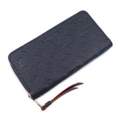 Louis Vuitton M62121 Zippy Wallet Monogram Empreinte Marine Rouge Navy Long Wallet Leather Gold Hardware LOUIS VUITTON (Brand New, Unused)