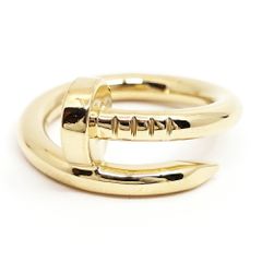 [Sakae] Cartier K18YG Juste un Clou Classic Ring, 750YG Jewelry, Women's Pinky Ring