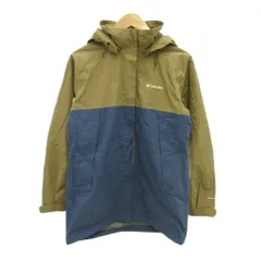 コロンビア Columbia 美品 バーティカル グライド ジャケット L 茶 ブラウン 青 ブルー フード ツートンカラー PL3143 /TQのサムネイル