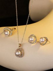 遺品生前整理シルバー925ジュエリーセット ネックレス リング ピアス