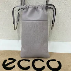 5359　ecco　エコー　ポシェット　スマホショルダーバッグ　ショルダーバッグ　ミニ　小さめ　レディース　レザー　くすみラベンダー　ラベンダーグレーのサムネイル