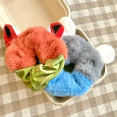 (新品まとめ売り) ズートピア ニック、ジュディ シュシュ ヘアゴム