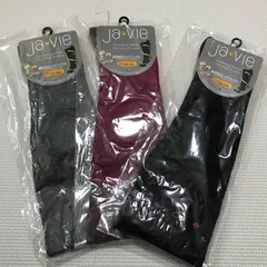 ジャヴィ綿混着圧ハイソックス[抗菌防臭加工]　3足セットのサムネイル