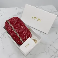 ⭐️美品⭐️ レディディオール カナージュ フォンホルダー レッドのサムネイル