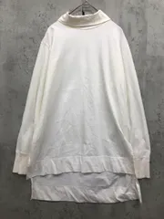 BEAUTY & YOUTH ビューティ&ユース コットン天竺 バックボタン タートルネック プルオーバー size表記なし/白 ■■ レディースのサムネイル