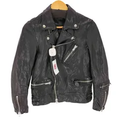 フーガ FUGA LAMB LEATHER EXISTENCIA ラムレザーダブルライダースジャケット Y2K グランジ メンズ  44のサムネイル