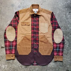 JUNYA WATANABE MAN 12aw  × PENDLETON  再構築 ハンティングシャツ 長袖シャツ ブラウン レッド XS ジュンヤワタナベマン ペンドルトン 2012aw AD2012のサムネイル