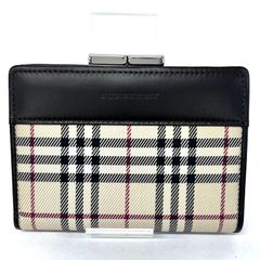 BURBERRY 三つ折り財布 ノバチェックミニウォレット - メルカリ