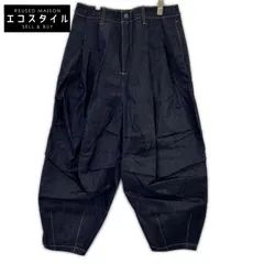 (g)　グラム　GB0126 P08 ブラック Crossover Tuck Pants クロスオーバータックパンツ　Sのサムネイル