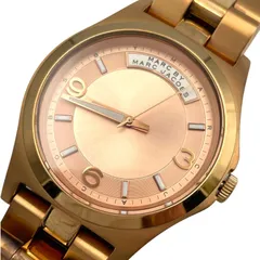 稼働/新品電池 マークバイマークジェイコブス MARC BY MARC JACOBS MBM3184 クォーツ QZ 3針 腕時計 ピンクゴールド ブランド ラウンド  【g11】のサムネイル