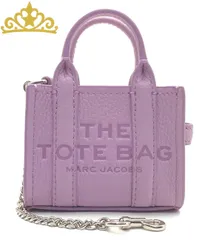 MARC JACOBS THE LEATHER NANO TOTE CHARM チャーム マークジェイコブス パープルのサムネイル