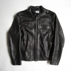 【美品/ビッグサイズ】EMMETI 【シングルライダースジャケット】50 ブラック ラムレザー ジャケット エンメティ 26060763のサムネイル