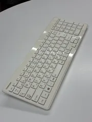 TOSHIBA KG-1177 ワイヤレスキーボード 白 日本語配列 2.4GHz 動作品のサムネイル
