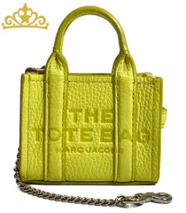 MARC JACOBS THE LEATHER NANO TOTE CHARM チャーム イエロー マークジェイコブスのサムネイル