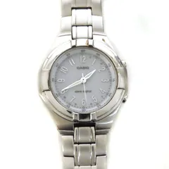 OD26149 美品 CASIO カシオ ウェーブセプター 腕時計 クオーツ 電波ソーラー SS ウォッチ シルバー LWQ-150 レディース 稼働品のサムネイル