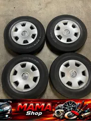 ★夏のボーナスセール★※訳アリ価格※ハイエース 純正15インチ スチールホイール  ホイールキャップ付のサムネイル