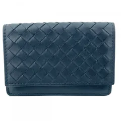【中古】 Bottega Veneta ボッテガウェネタ イントレチャート カードケース 名刺  ブラック メンズ  26017980 KJのサムネイル