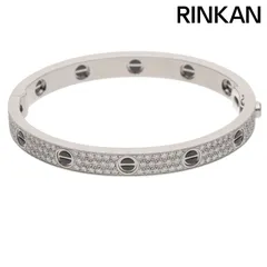 カルティエ  LOVE BRACELET ラブブレス K18WGセラミックPAVEダイヤブレスレット メンズ 17のサムネイル