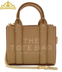 MARC JACOBS THE LEATHER NANO TOTE CHARM チャーム ベージュ マークジェイコブスのサムネイル