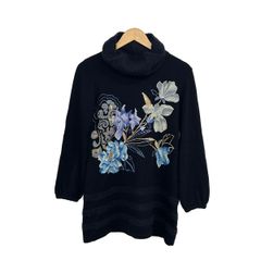ブルー ボタニカル柄 フーディー パーカー DRIES VAN NOTEN - メルカリ
