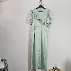 メゾンドフルールプチローブカノン セーラーカラーギンガムワンピース