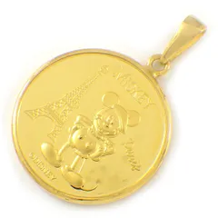 ディズニー Disney ペンダントトップ ミッキーマウス ミニーマウス 1/10oz 2024年 3000枚 限定モデル メダル パリ エッフェル塔 凱旋門 Au999のサムネイル