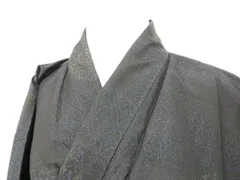 【一輝堂】大島紬 着物 正絹 身丈約157cm 裄丈約62cm 26z06-3439のサムネイル