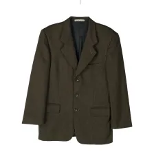 468 Givenchy ジバンシィ ヘリンボーン ウール ブレーザー ジャケット ブラウン (100)のサムネイル