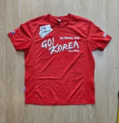 未使用 FILA + 大韓航空 悪魔 GO KOREA 半袖 応援服 100のサムネイル