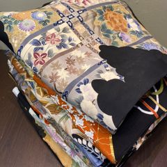 まとめ売り】正絹大島紬10枚 リメイク素材 ハンドメイド向け - メルカリ