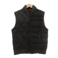 ディーゼル DIESEL ダウンベスト M グレー キルティング ニット切り替え フルジップ /SX ■GY01のサムネイル