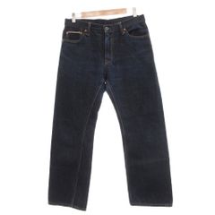 グラフゼロ 16oz ZIP スリムストレートジーンズ 針抜きヘリンボーン