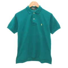 ポロ バイ ラルフローレン Polo by Ralph Lauren ポロシャツ 半袖 ポニー刺繍 鹿の子 160 緑 グリーン /JS ■GY01