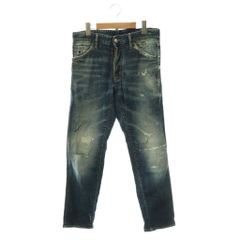 Dsquared2 denim jeans, distressed finish, button fly, size 46, indigo /CX ■GY18